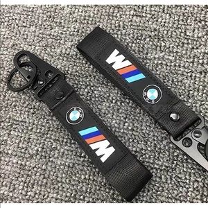 BMW M POWER KEYCHAIN WITH CHARCOAL METAL DETAILS